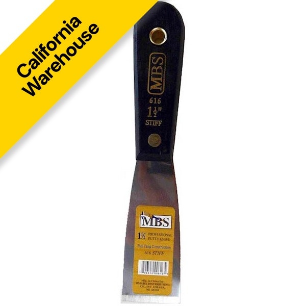 1-1/2" Putty Knife / Scraper for California Warehouse pick-up or shipping